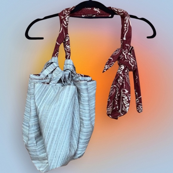 Handmade Reversible One of a Kind Handbag OOAK Durable Tote - Picture 3 of 16